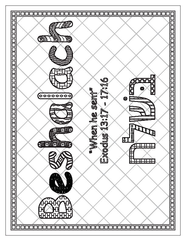 Beshalach Coloring Page