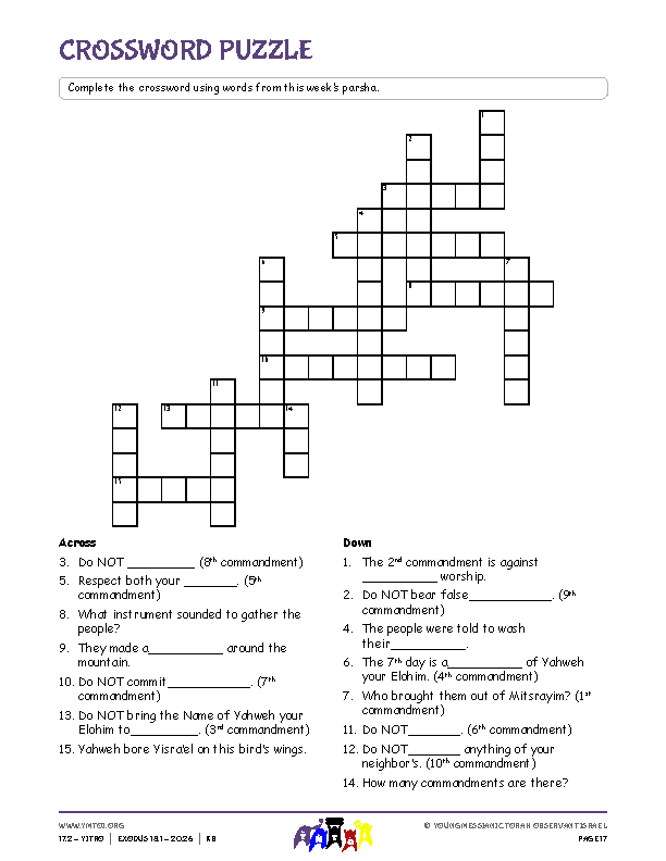 Crossword Puzzle