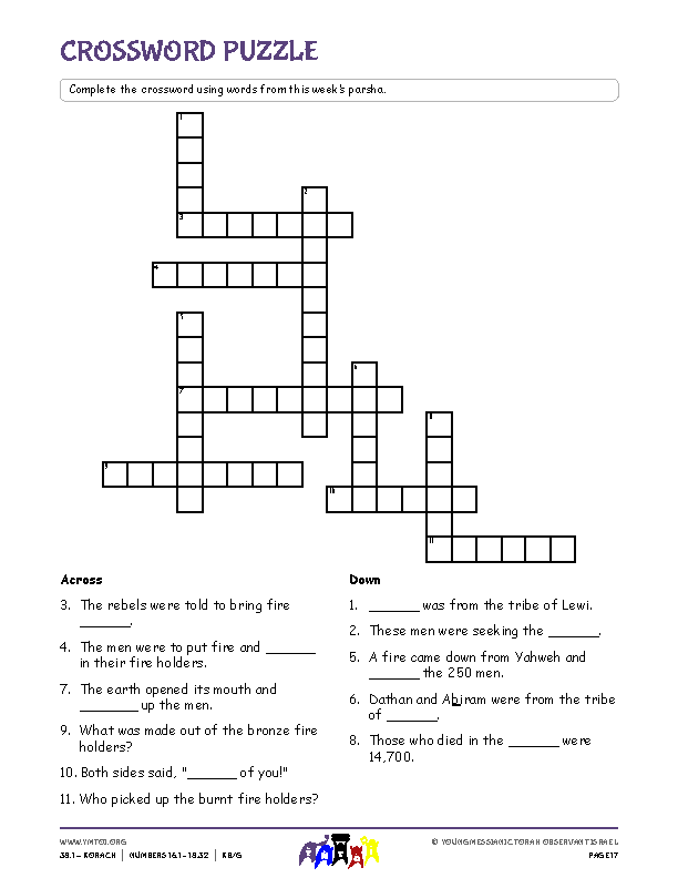 Crossword Puzzle